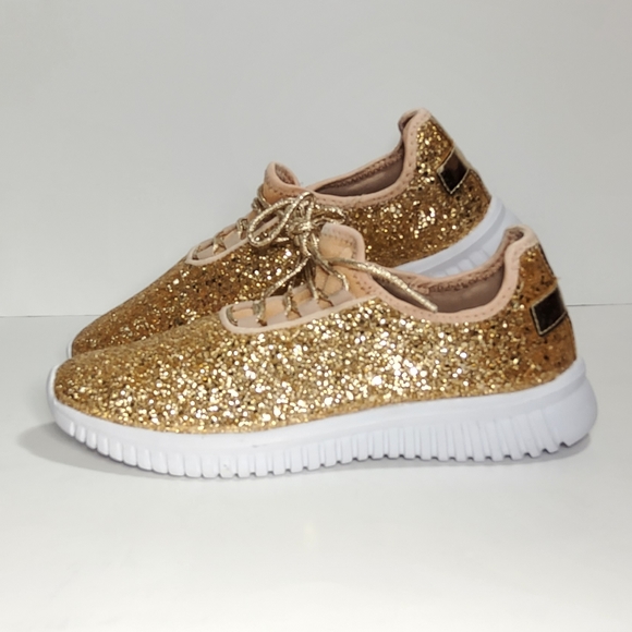 Fashion Glitter Sneakers for Womens Silp On Running Shoes Lightweigt - Picture 5 of 11